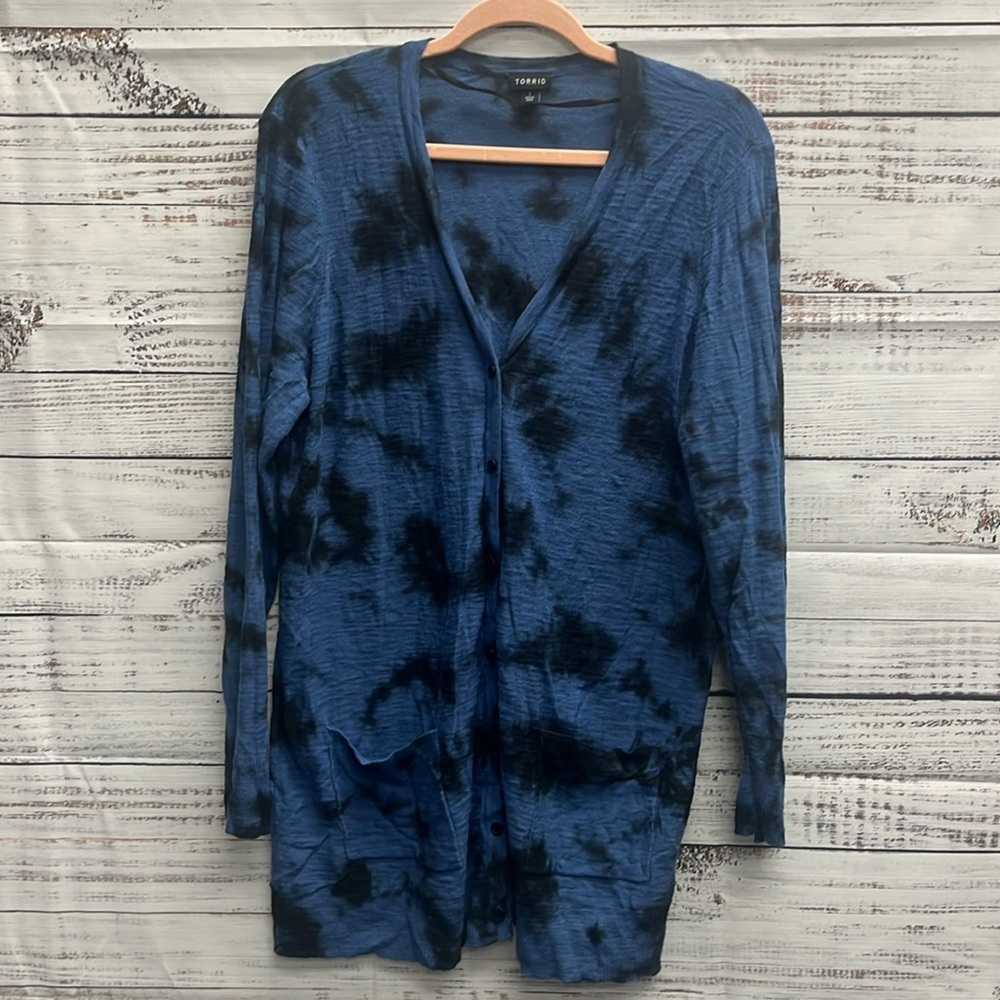 Blue and Black sweater